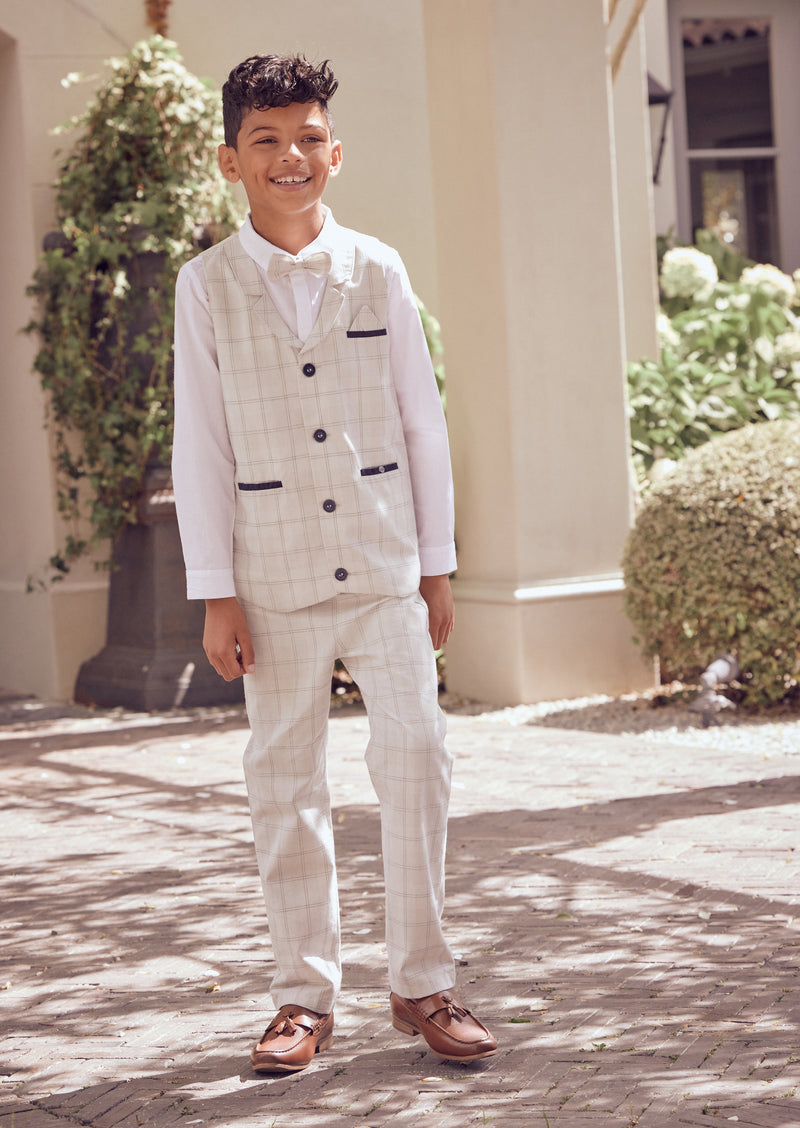 Emerson Grey Check Trouser