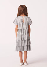 Amelie Tiered Crinkle Dress