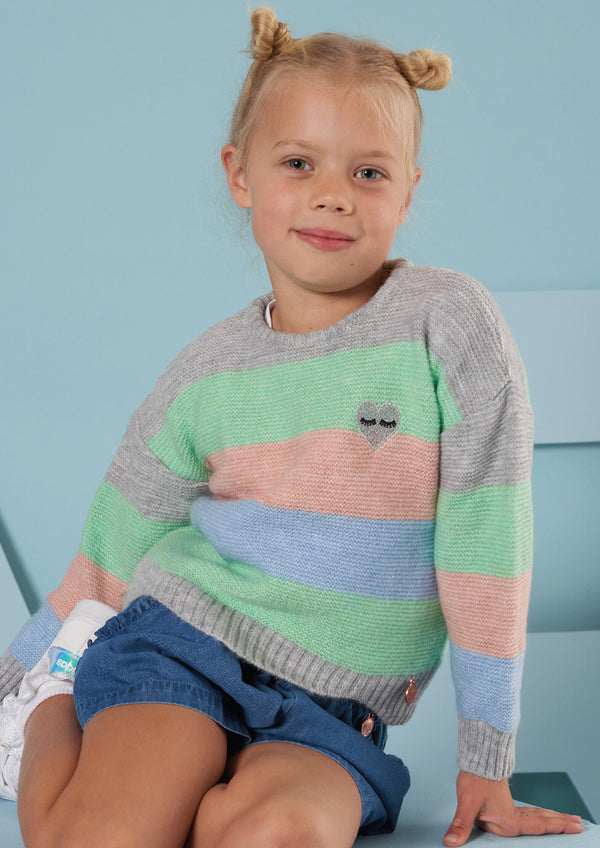 Suzi Pastel Stripe Jumper